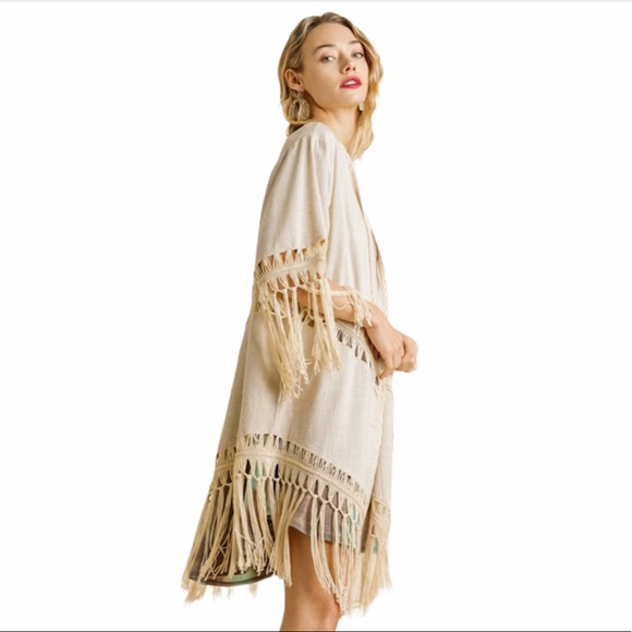 Umgee Gypsy Bohemian Cardigan Kimono S -XL - Picture 4 of 13